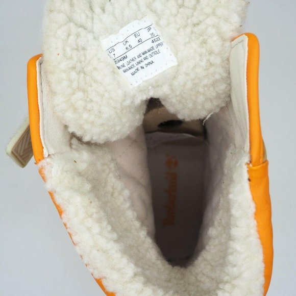 Timberland Snow Stomper XTRM Boys Boots Winter Wheat Leather Hiking - Picture 5 of 12